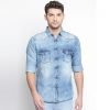 Slim Fit Faded Casual Shirt