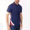Solid Polo Collar T-shirt