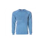 S&M Big Shield Crew Neck - Pacific Heather